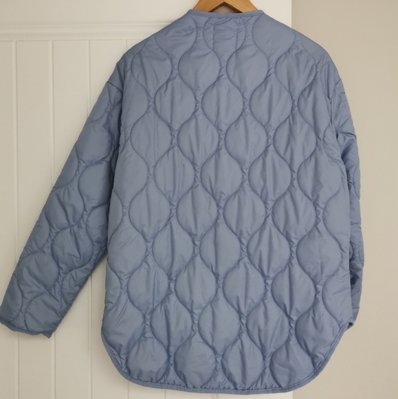 ZARA OVERSIZED QUILTED JACKET - Picture 6 of 9